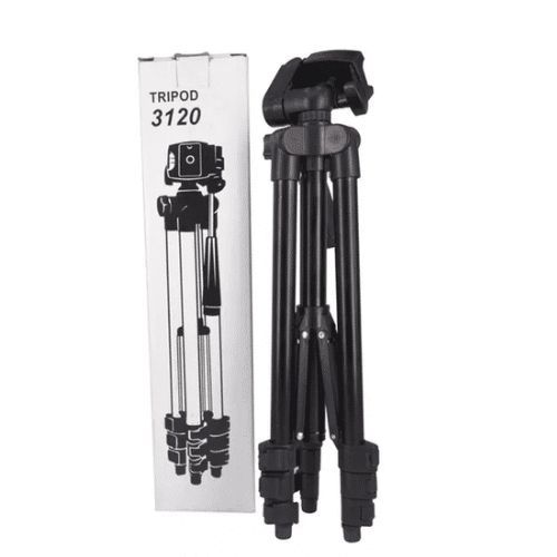 ADJUSTABLE TRIPOD STAND + CLIP PHONE HOLDER 3120A