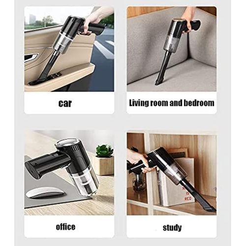 Handheld Vacuum 6000Pa, Powerful Hand-held Car & home Vacuum Cleaner