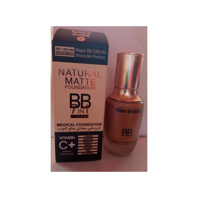 Kiss Beauty Bb Natural BB 7 In 1 Matte Foundation 50ml