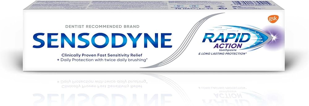 Sensodyne Rapid Action Toothpaste For Sensitive Teeth 75ml