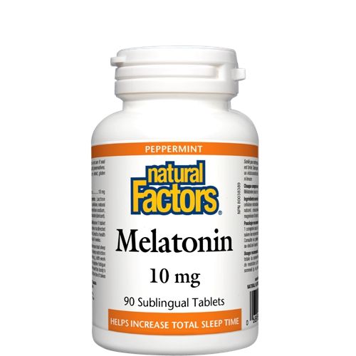 Natural Factors Melatonin 10mg For Insomnia 90s