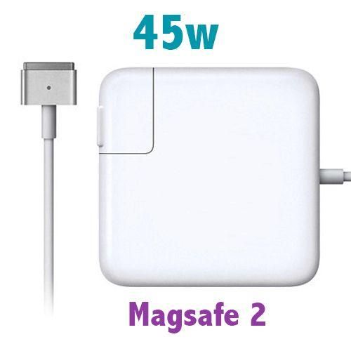 60W L-Tip Magsafe AC Power Adapter Charger for Apple 13-inch MacBook Pro 16.5V 3.65A Shape L Pin - White