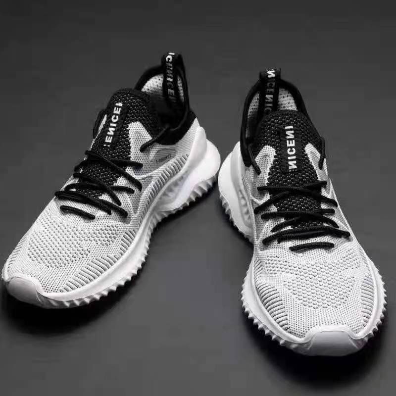 New Arrivals Men's Casual Sports Shoes Men's Shoes Breathable Soft Soled Shoes Boy's Running Shoes Grey,EU42