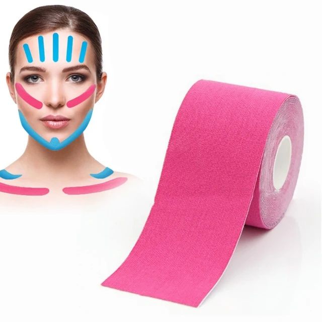 2.5CM*5M Kinesiology Tape for Face V Line Neck Eyes Lifting Wrinkle Remover Sticker Tape Face Skin Care Tool Bandagem Elastica