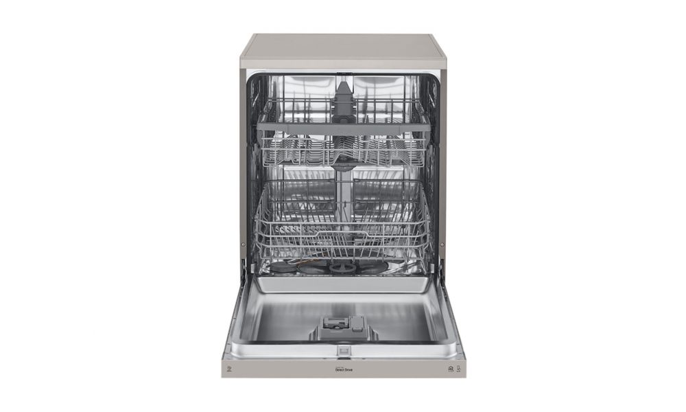 LG QuadWash™ DFB512FP 14ppl Dishwasher, Double Rack, Inverter Direct Drive, Silver
