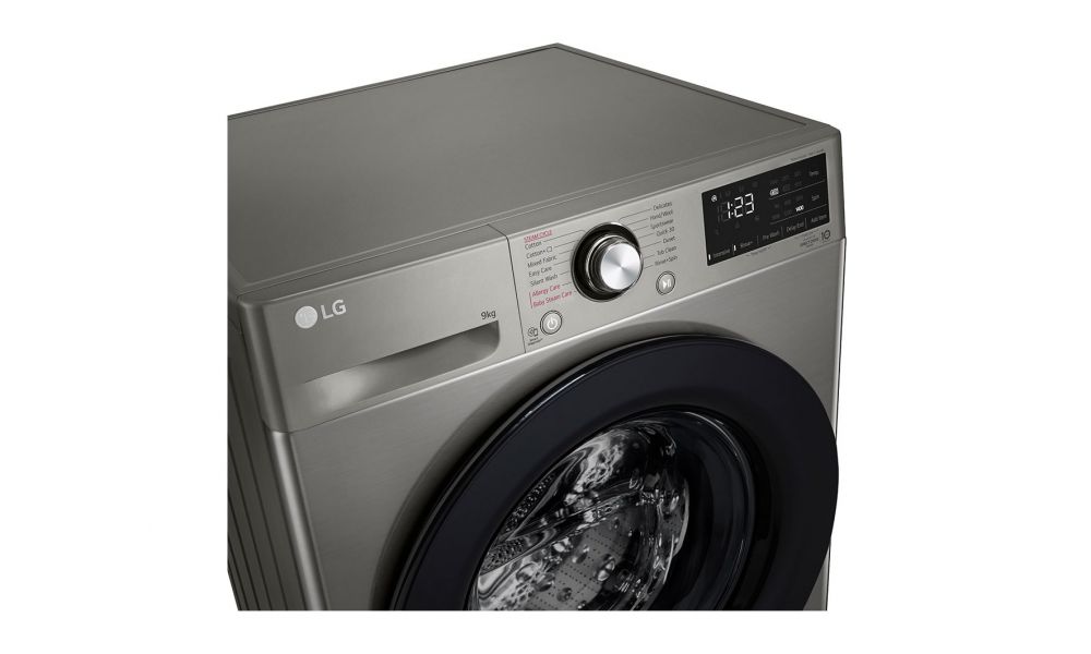 LG F4R3VYG6P 9kg | Front Load Washer | AI DD™ | Steam™ | Bigger Capacity