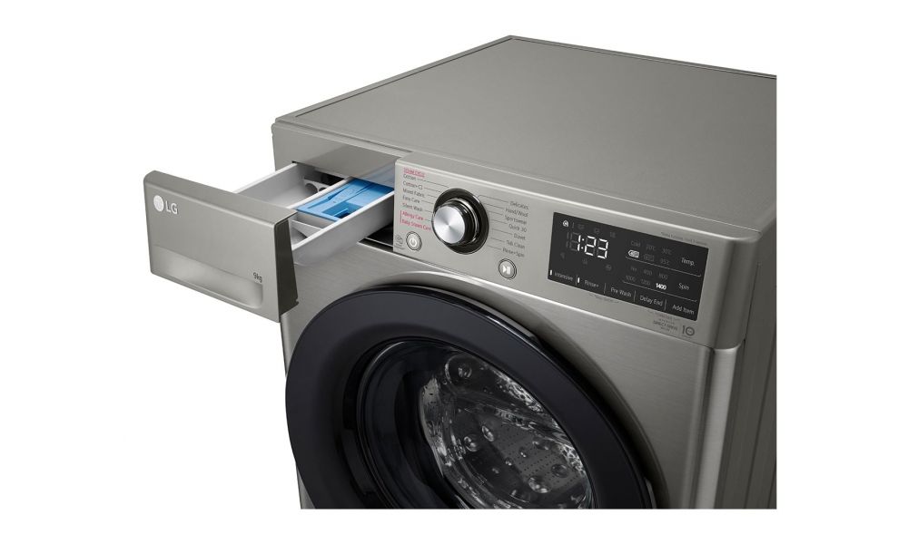 LG F4R3VYG6P 9kg | Front Load Washer | AI DD™ | Steam™ | Bigger Capacity