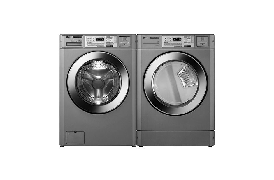 LG FH069FD2MS+RV1329C7T 10.5Kg Commercial Washer and Dryer Stacked Set