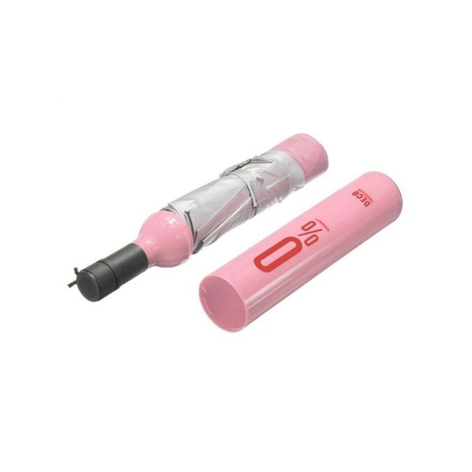 Bottle Design Folding Umbrellas Windproof Travel Umbrellas for Rain - Covers 2/3 people when fully opened, Lightweight, Strong, Compact with for Men & Women