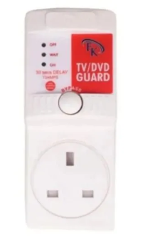 TV/DVD Guard Surge Suppressor Power Protection Against Voltage Fluctuations