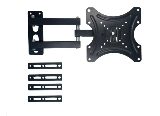 TV Wall Mount TV Stand 14″-55″ Steel Material Fixed - Swivel Solid Wall Black Quality product rotating wall bracket 14 inch to 55 inch