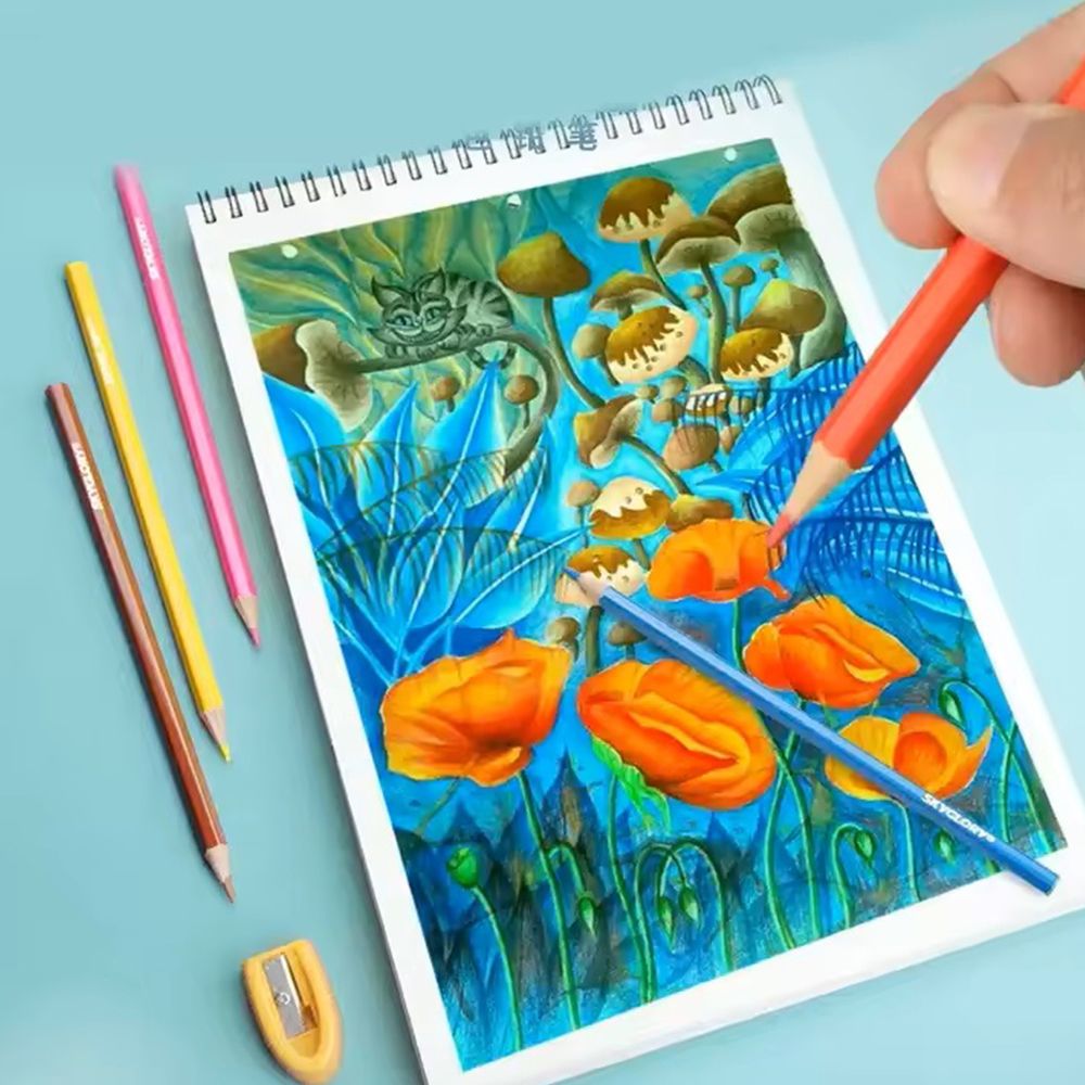 18 Colors Pencil Student Drawing Pencil Set Sketch Drawing Stationery School Colored Pencil Set For Children Art Supplies