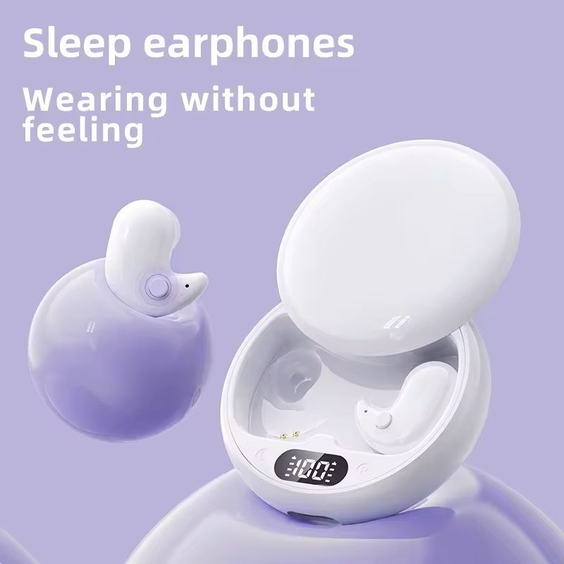 Y36 Sleeping Bluetooth Earbuds New Earphones Digital Display Stereo Two Ear Bluetooth 5.3