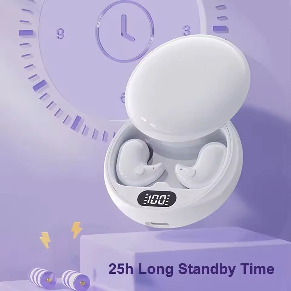 Y36 Sleeping Bluetooth Earbuds New Earphones Digital Display Stereo Two Ear Bluetooth 5.3