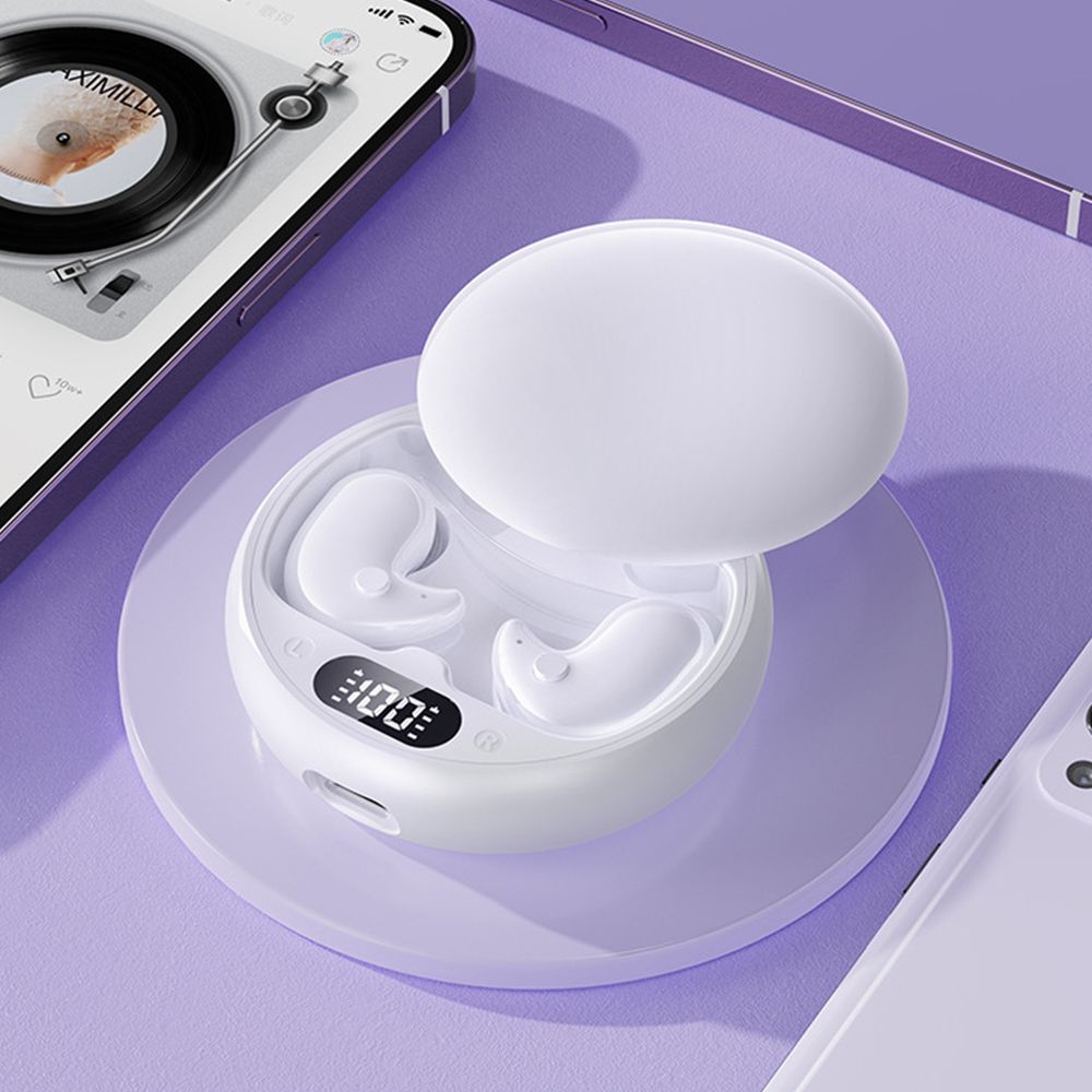 Y36 Sleeping Bluetooth Earbuds New Earphones Digital Display Stereo Two Ear Bluetooth 5.3