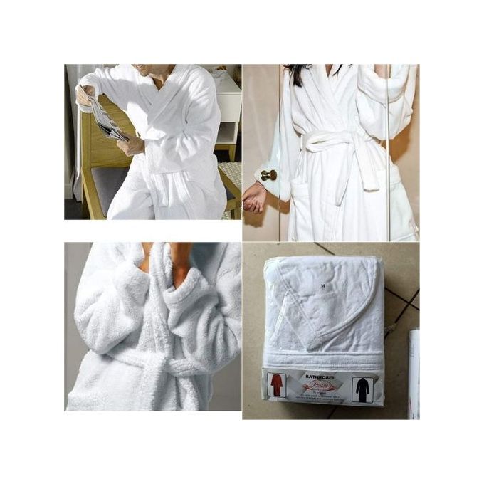 Mens/ Women's Fleece Bathrobe Long Shawl  bathing Robe, bathing gown, use as bathing towel