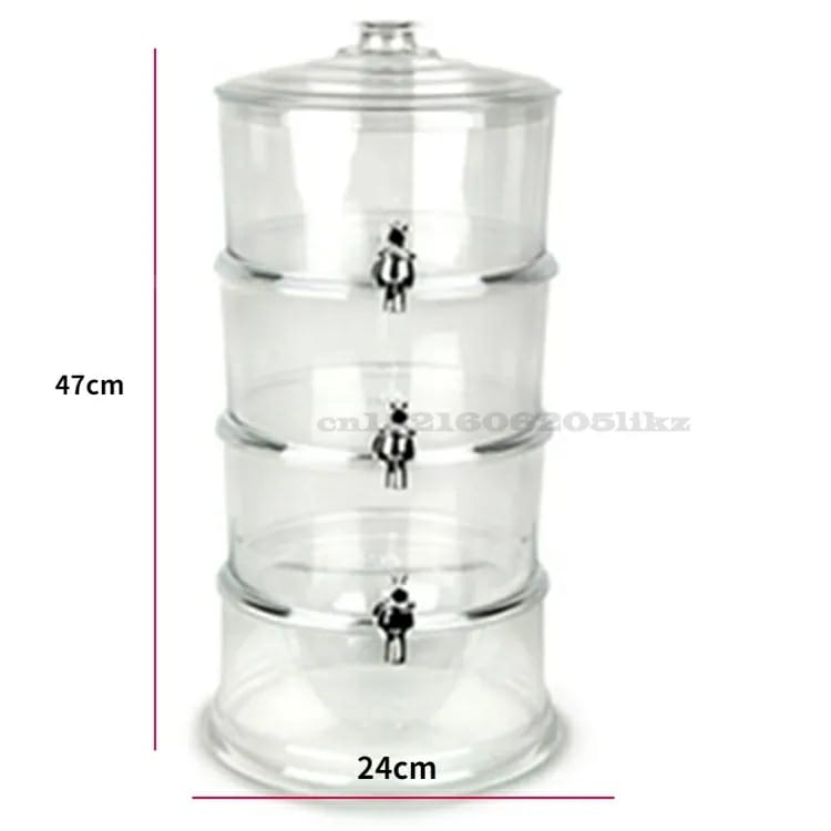 3 tiers  high quality acrylic  kitchen juice dispenser