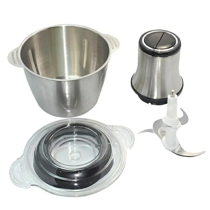 High quality ORIGINAL  stainless steel electric multifunction kitchen grinder machine for food processor,spices,pepper,garlic,meat mincer and vegetables chopper
