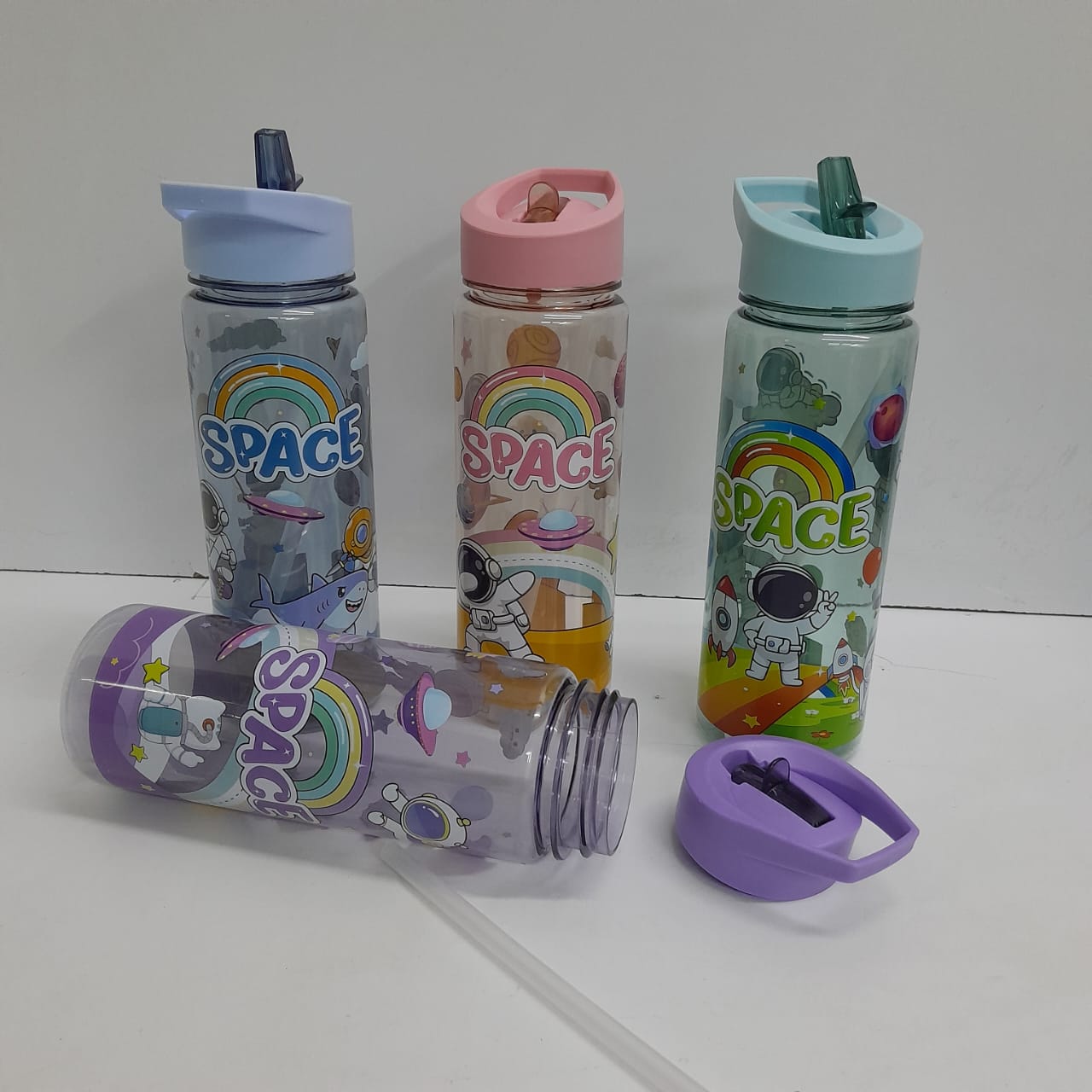 800mls motivational portable kitchen plastic water bottle