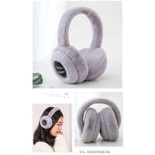 Fashion Adjustable gym/jogging/Hiking wireless Headphone Earmuffs Cozy Foldable Faux Fur Ear Muffs