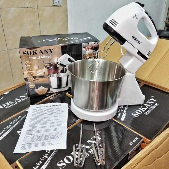 Sokany Electric Hand Mixer With Bowl,Whisk Egg Beater Cake Baking