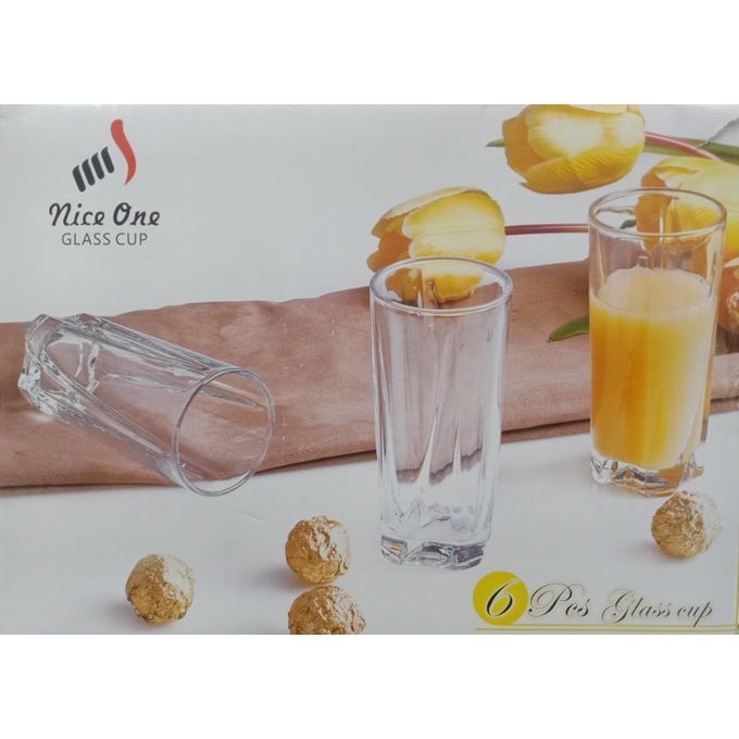 Nice One 6 Pcs WATER & JUICE GLASSES.