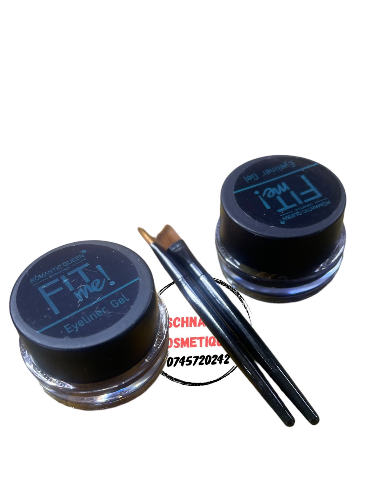Fashion 2 In 1 Eyeliner/Eyebrow Gel (Black And Brown) view 3