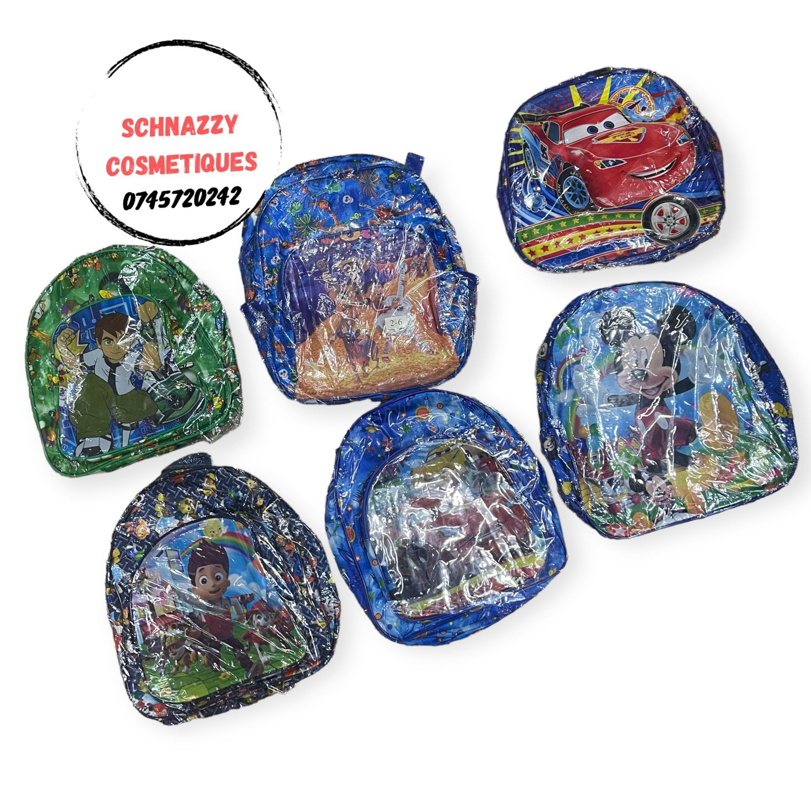 BACK TO SCHOOL CBC PP1/2 2-6 YEARS KINDERGARTEN DAYCARE BACKPACK KIDDIES KIDS CHILDREN BOY DISNEY CHARACTERS SCHOOL BAG MINI LIGHTWEIGHT DISNEY CARTOON CHARACTER BACK PACK