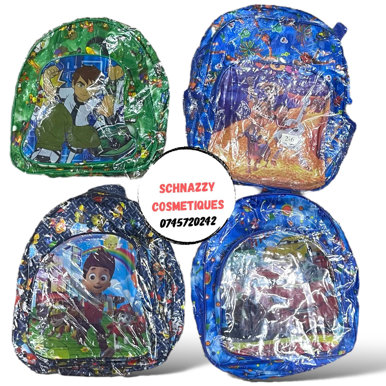 BACK TO SCHOOL CBC PP1/2 2-6 YEARS KINDERGARTEN DAYCARE BACKPACK KIDDIES KIDS CHILDREN BOY DISNEY CHARACTERS SCHOOL BAG MINI LIGHTWEIGHT DISNEY CARTOON CHARACTER BACK PACK