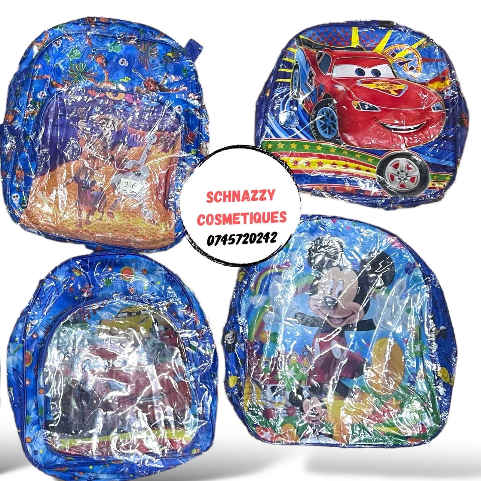 BACK TO SCHOOL CBC PP1/2 2-6 YEARS KINDERGARTEN DAYCARE BACKPACK KIDDIES KIDS CHILDREN BOY DISNEY CHARACTERS SCHOOL BAG MINI LIGHTWEIGHT DISNEY CARTOON CHARACTER BACK PACK