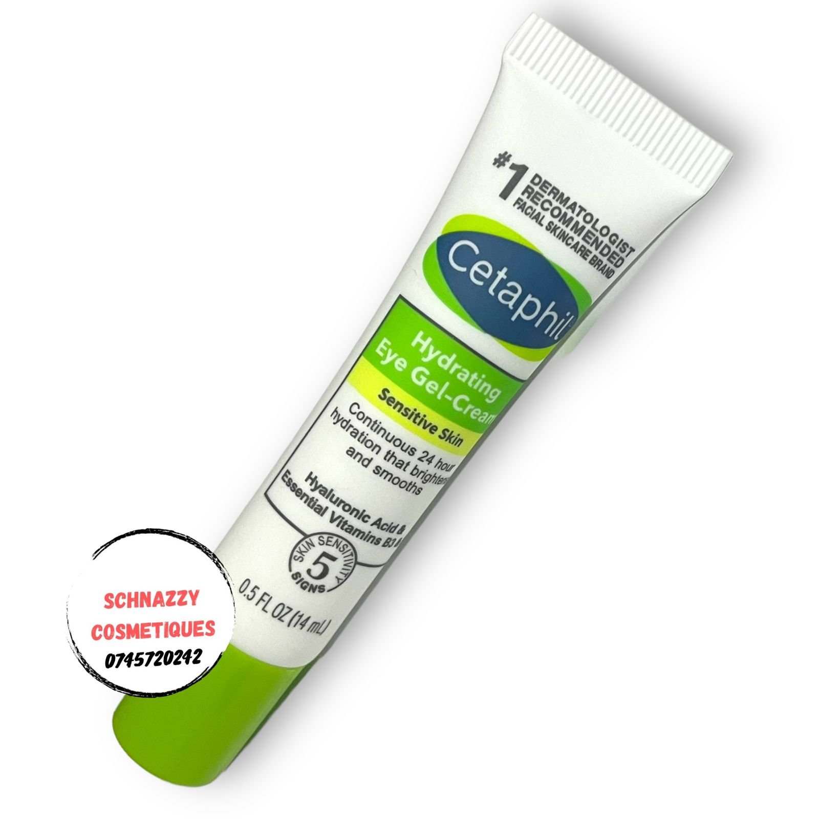 CETAPHIL Hydrating Eye Gel Cream - 24hr Hydration Brightens Smoothens 14ml