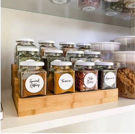 "5pcs 250ml Square Glass Jars with Lids – Airtight Storage Containers for Spices, Jams, and Kitchen Use"