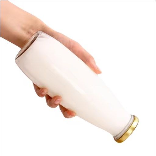 5pcs & 10pcs 500ML MILK/JUICE STORAGE GLASS JARS/MILK GLASS JARS/SMOOTHIE GLASS JARS