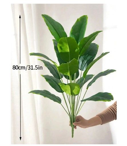 ARTIFICIAL  HOT SALE!! 80 CM BANANA PLANT   HOME DECOR  80CM BANANA PLANT/ARTIFICIAL BANANA PLANT 80CM INDOORS/ /OUTDOORS/HOME DECOR BANANA PLANT