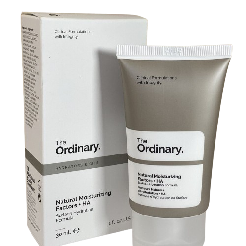 The Ordinary Natural Moisturizing Factors + HA 30ml Face Cream Provides deep hydration, strengthens the skin barrier, and absorbs quickly without a greasy residue