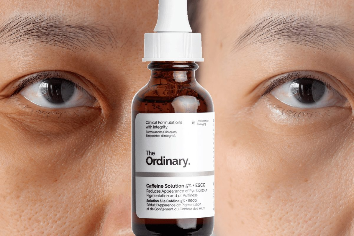 The Ordinary Caffeine Solution 5% + EGCG Reduces Puffiness and Dark Circles Around the Eyes