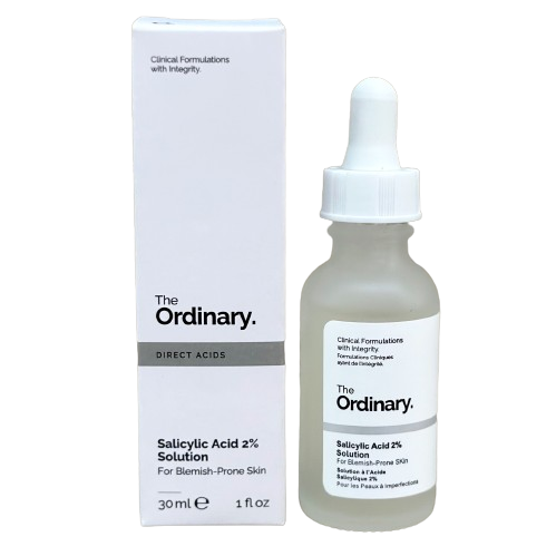 The Ordinary Salicylic Acid 2% Solution Clears Acne, Exfoliates, Reduces Blackheads, Improves Texture, Unclogs Pores, Minimizes Whiteheads, And Reduces Inflammation