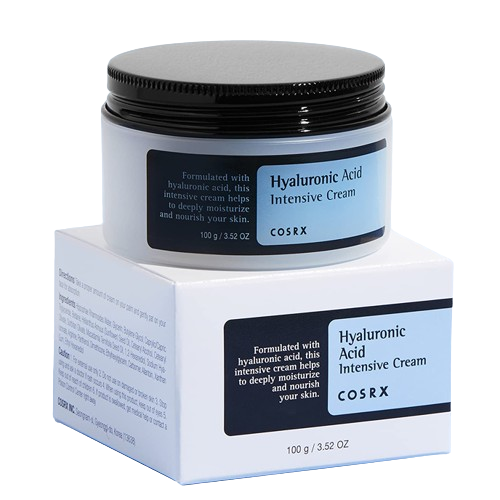 COSRX Hyaluronic Acid Intensive Cream + COSRX Advanced Snail 96 Mucin Power Essence Deeply Hydrates, Repairs Skin, Reduces Fine Lines, Improves Texture, Soothes Irritation, Boosts Collagen, Non-greasy