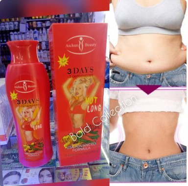 Aichun Beauty Hot Chilli Ginger Fat Burning Tummy Slimming Body Cream.