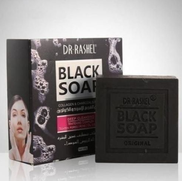 Dr. Rashel Black Soap With Collagen & Charcoal, Acne Treatment