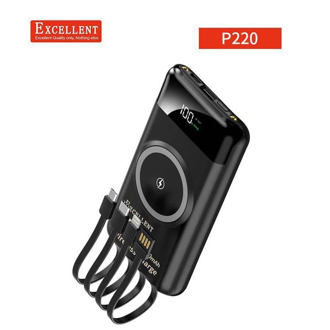 Excellent 20000mah Wireless Charger Powerbank P220