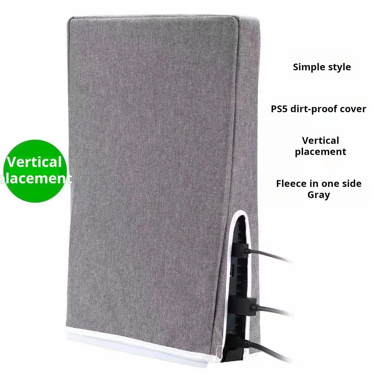 PS5 Game Console Dust Cover For Sony Console Protective Cover PS5 Protective Cover - Vertical Models)