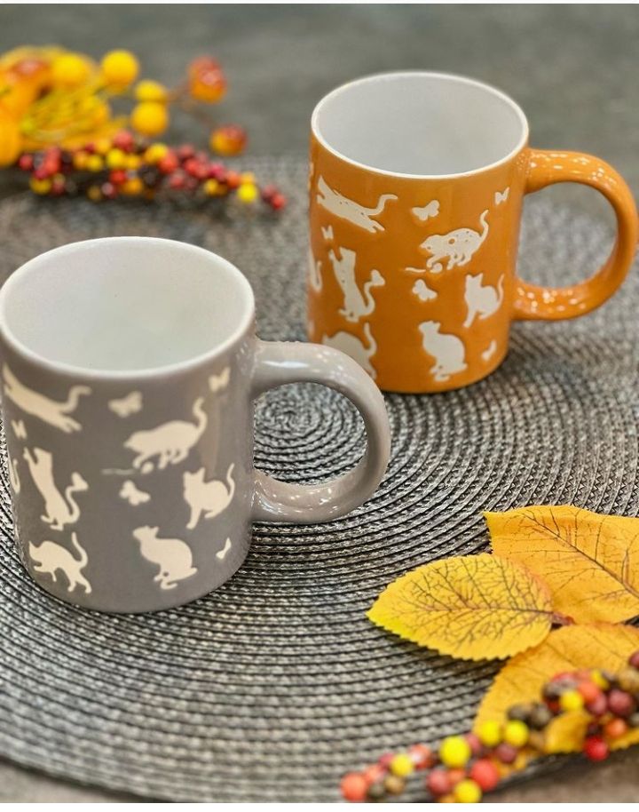 Ceramic Elegant Mugs/Cups For Tea/Coffee-Set(6pcs)..easy to clean
Elegant design