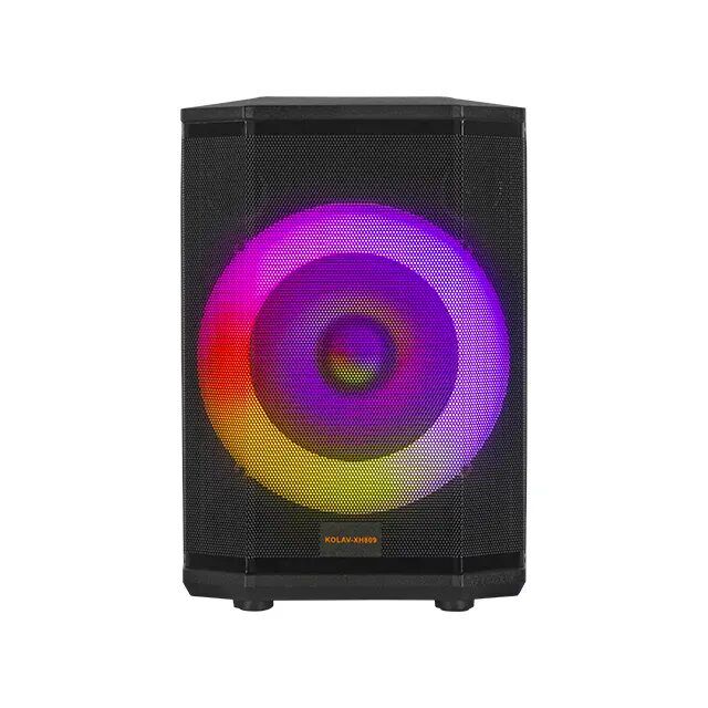New KOLAV-XH809 Portable BT Amplified 8"  Bluetooth Speaker Extra Bass With Built-in Amplifier Speaker Box