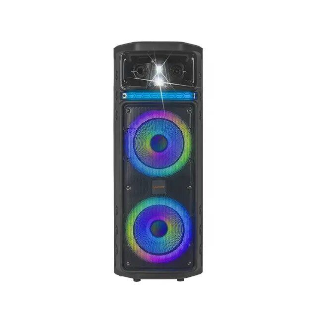 KOLAV-M2102 Double 10 Inch KOLAV Outdoor Party High Quality Sound Rechargeable Pa Speaker