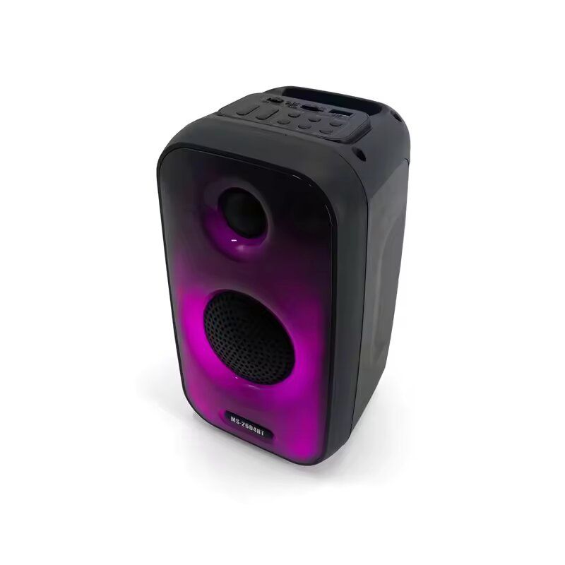 MS-2602BT Hot Sale Portable Speaker 3inch Plastic Speaker With Dazzling Light