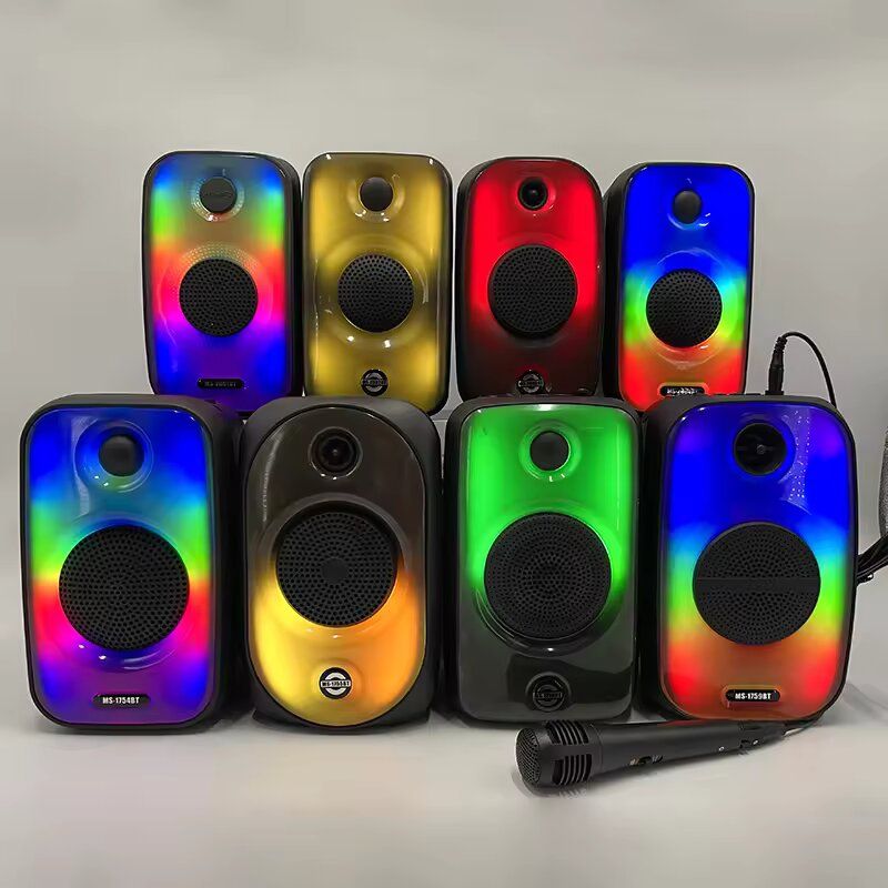 EUROKEN MS-1758BT  Portable Wireless Bluetooth Speaker with  Cool Dynamic Atmosphere LightOutdot