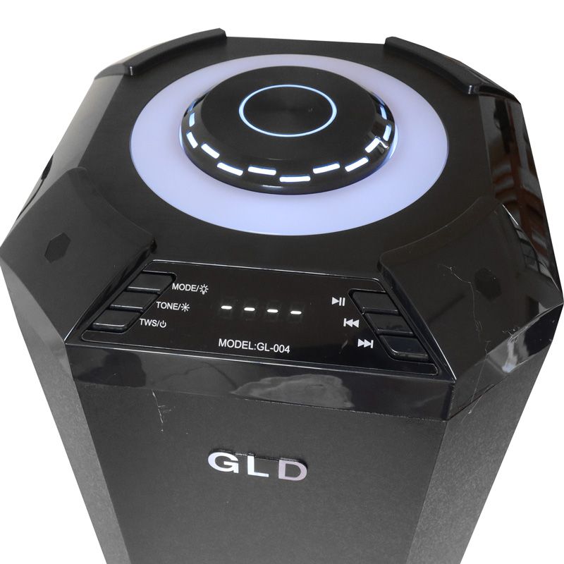 GL-004 Pro 2.1CH SUB Bluetooth Woofer HI-FI Sound Multimedia Speaker System default original-BT/FM-12000W + Microphone With Remote Control