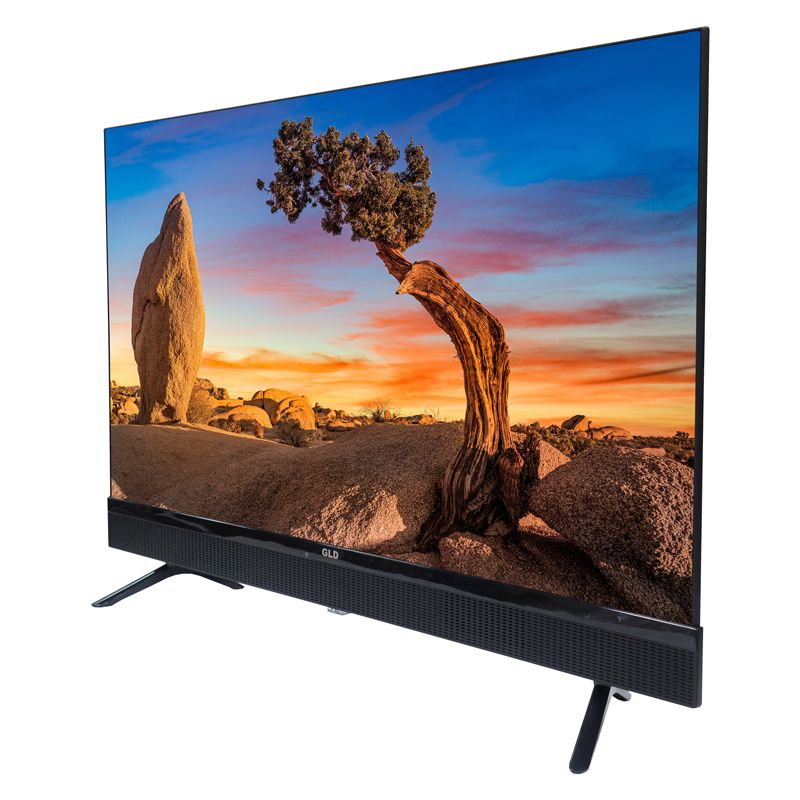 GLD 32 Inch Frameless Smart Android TV（32DF-M）By Android Smart TV LED Television with Built-in Front speakers 12 Months Warranty USB 2-HDMI 3, AV,NETFLIX
