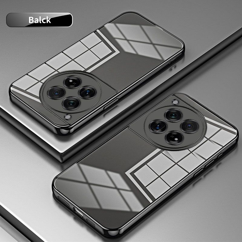 Plating Transparent Soft Shell Protective Cover For OnePlus 12 11 11R Ace 2 10T Ace Pro 10R Ace 10 Pro 9 9R 8T 8 Pro Fall prevention Phone Case